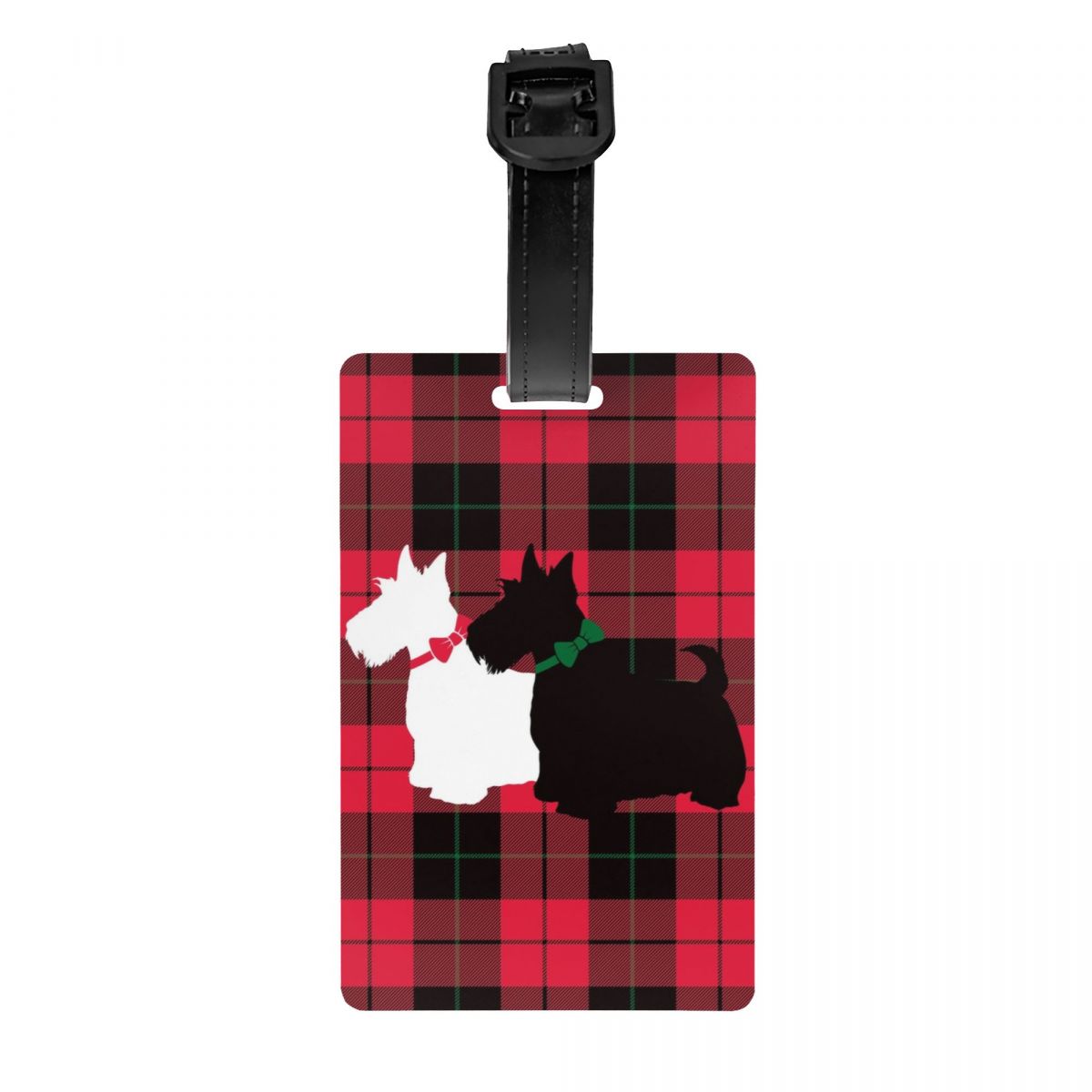 Travel Accessories Vogue - Özel Vogue Tartan Scottie Köpek Bavullar