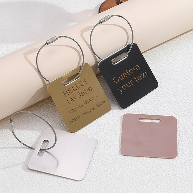 It Travel Accessories - Özel İsimli Bagaj Etiketi Lazer Gravür