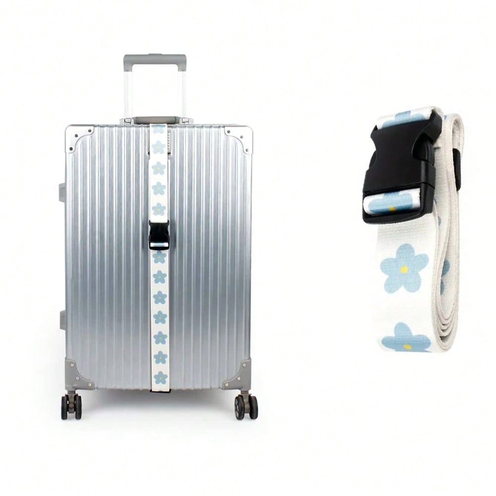 Travel Accessories Luggage Straps - Seyahat Bagajı Plastik Tokalı Askı, Çiçek