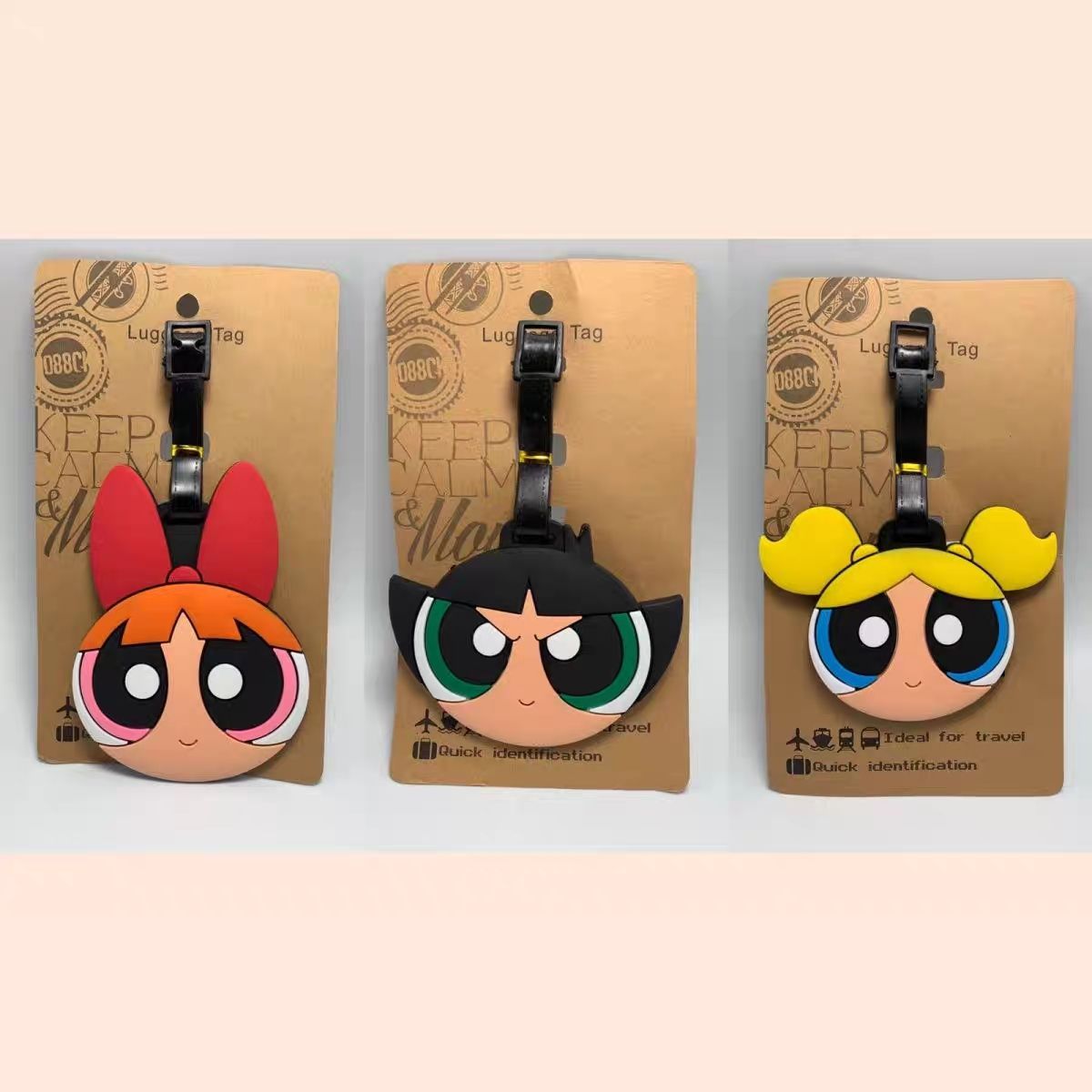 Travel Accessories Gadget - Anime Powerpuff Girls Çanta Süsü Kawaii