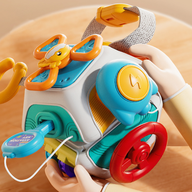 Travel Accessories Baby - Bebek Meşgul Kurulu Küp Montessori Duyusal