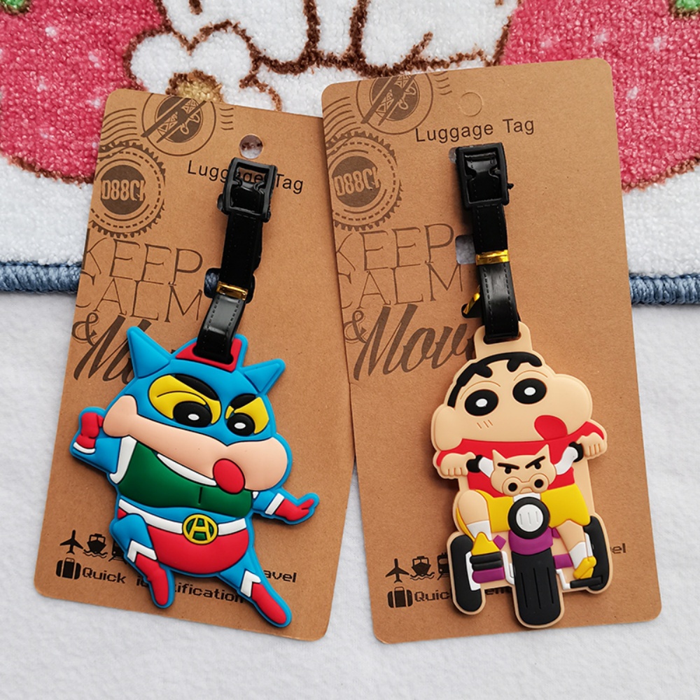 Travel Accessories For Japan - Sıcak Crayon Shin-chan Bagaj Etiketi PVC