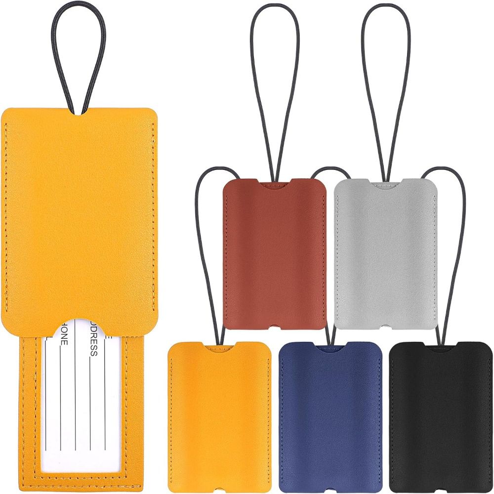 Travel Accessories Luggage Straps - PU Deri Çıkarılabilir Bagaj Etiketi Sırt