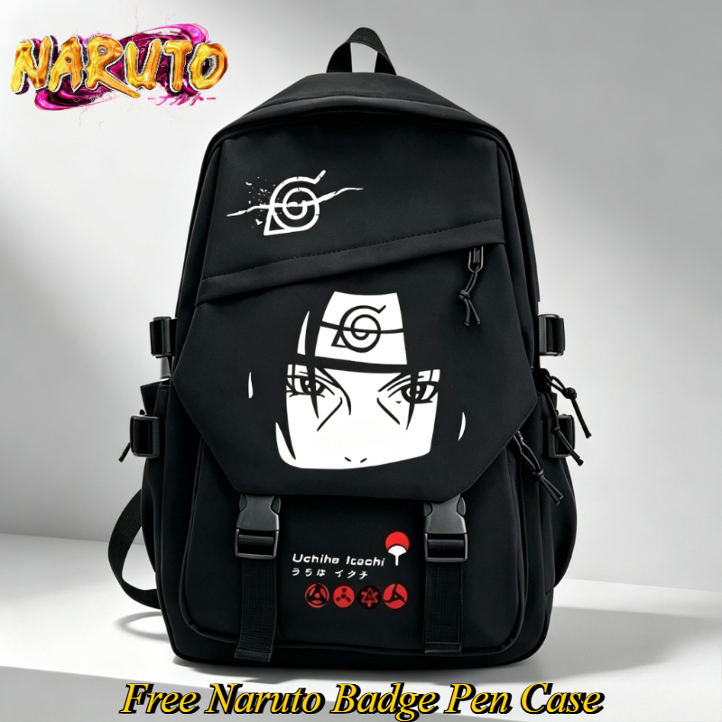 Travel Accessories For Japan - NARUTO Karikatür Sırt Çantası İki Boyutlu