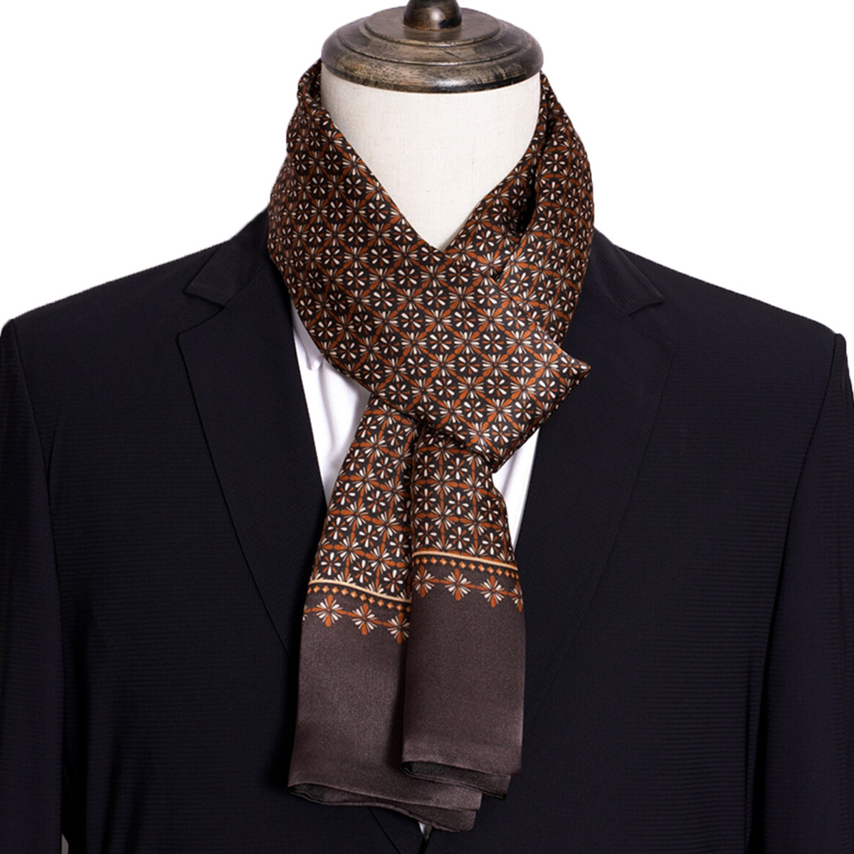 Yeni Erkek Şeritli İpek Eşarp  - Travel Accessories Men incelemesi ve fiyatı