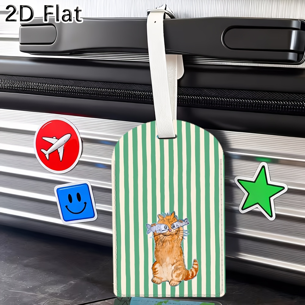Sevimli Kedi ve Yeşil Çizgili  - Travel Accessories Luggage Straps incelemesi ve fiyatı