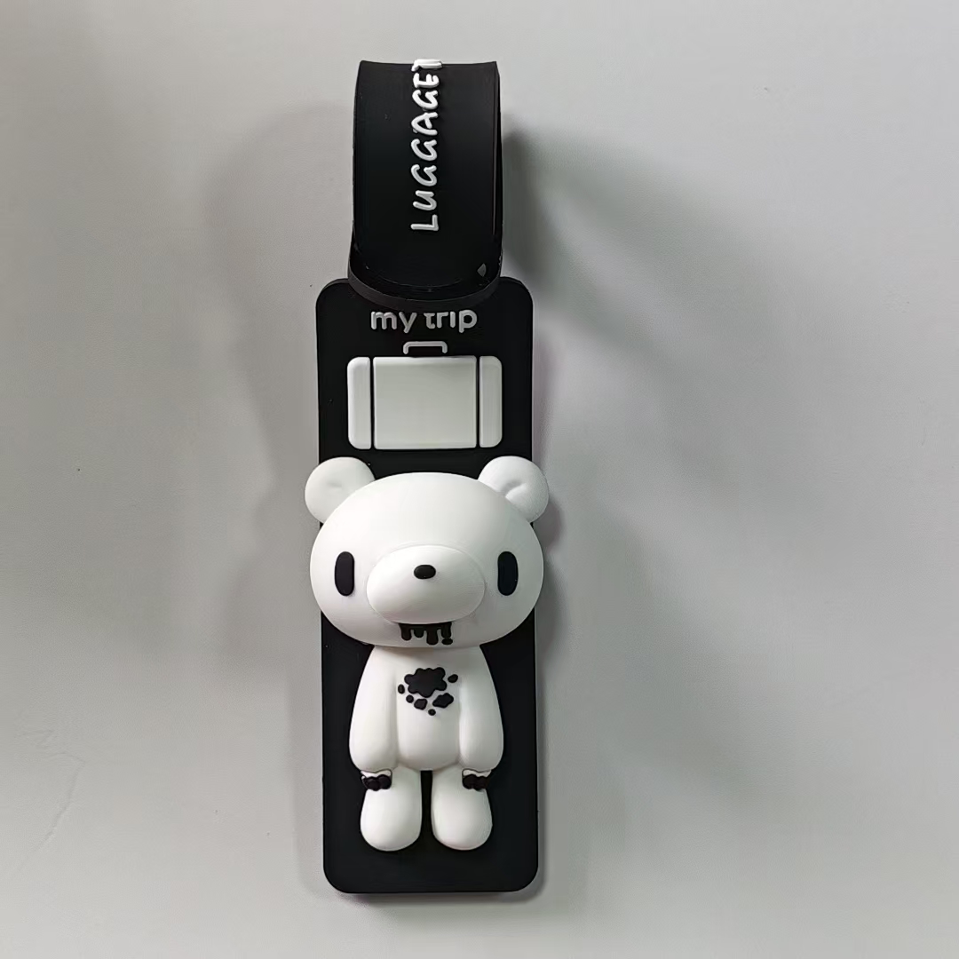 Sevimli Karikatür Ayı Silikon  - Travel Accessories Luggage Straps incelemesi ve fiyatı