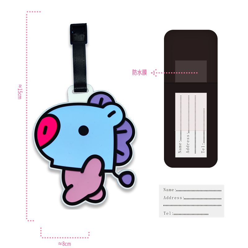 BT21 çizgi film sevimli anahta - It Travel Accessories incelemesi ve fiyatı