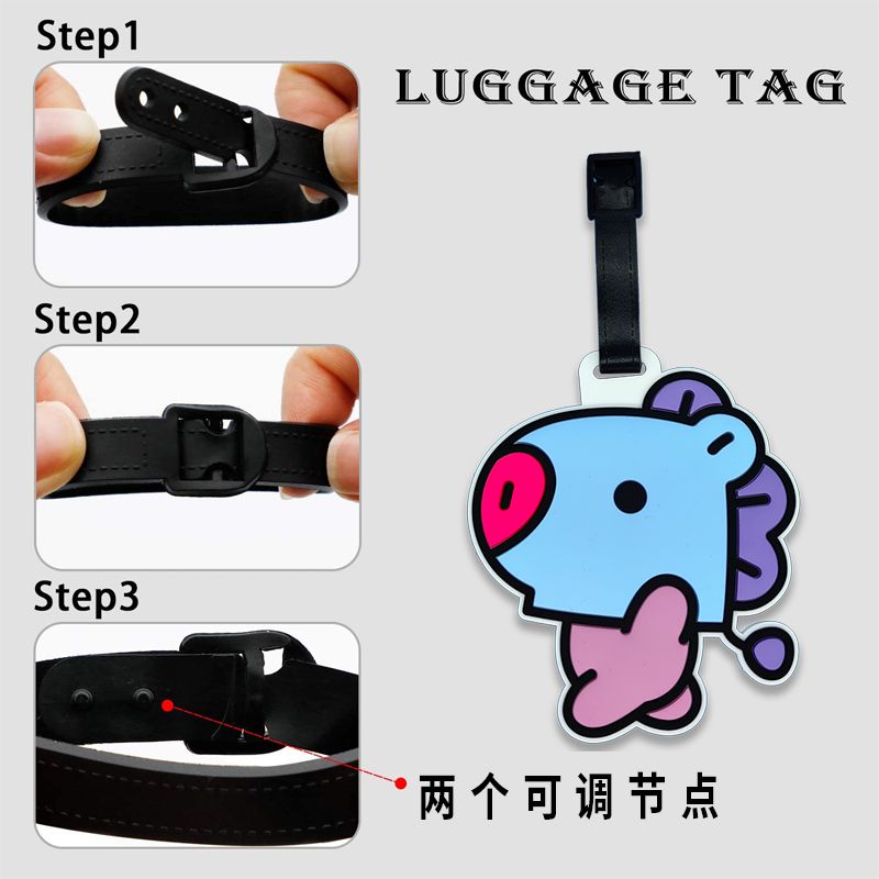 BT21 çizgi film sevimli anahta - It Travel Accessories incelemesi ve fiyatı