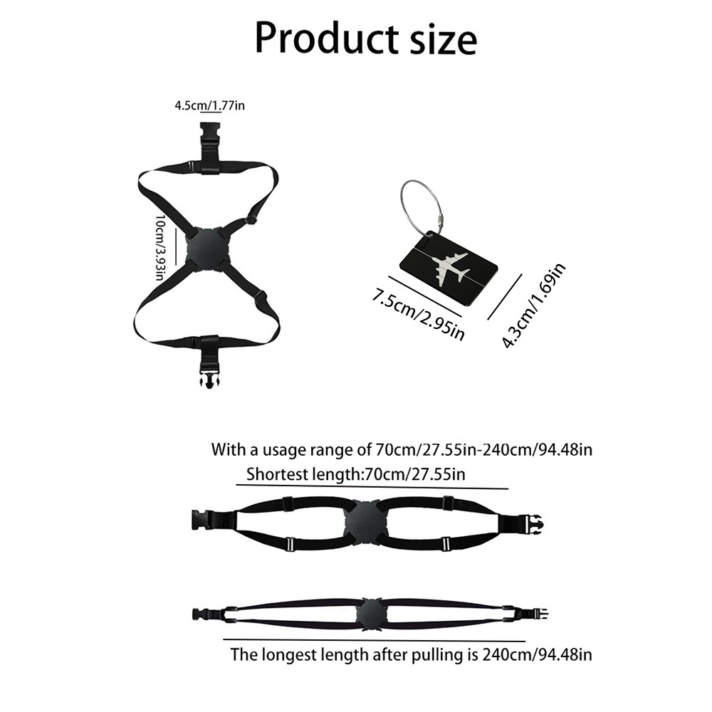 2 Adet/Set Açık Hava Seyahat B - Travel Accessories Luggage Straps incelemesi ve fiyatı